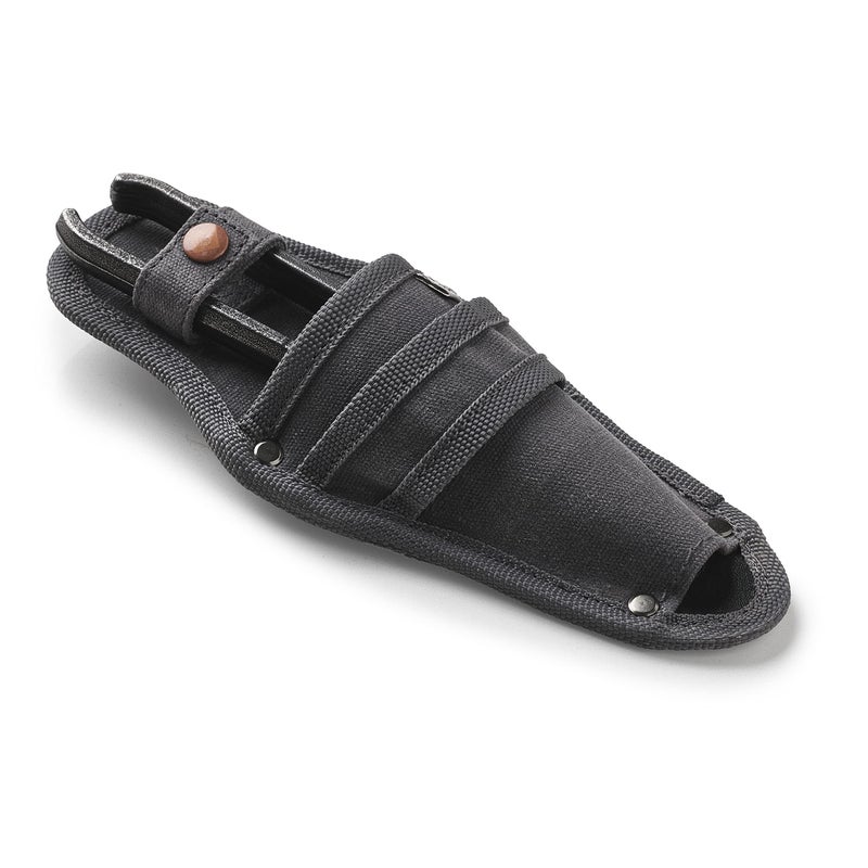 Barebones Pruner & Sheath - Vintage Inspired Japanese Design Pruners for Gardening - Multipurpose Pruning Shears with Canvas Sheath - Gardening Tools Made with Durable Steel - Image 1